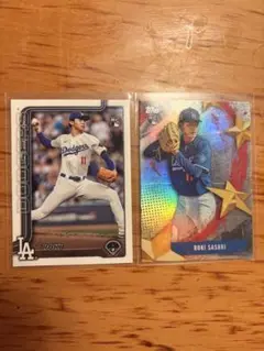 Topps series2 佐々木朗希2枚セット ロサンゼルス・ドジャース