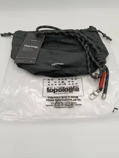 【大人気】【巾着】topologie the bag ブラックショルダーバッグ