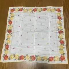 Christian Dior 花柄ハンカチ