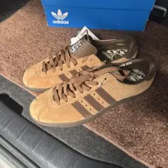 新品 adidas アディダス カントリー ブラウン 日本製 28.0cm - メルカリ