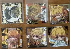 鬼滅の刃 ウエハース シール 我妻善逸 セット 6枚 星4〜1