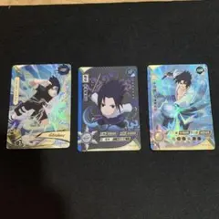 朋*と様 KAYOU NARUTO うちはサスケ プロモカード3枚 - メルカリ