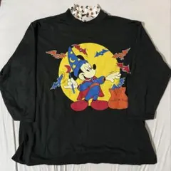 希少　90s USA製　ミッキー ハロウィン　スウェットワンピース　DISNEY
