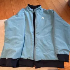 YONEX リバーシブル　ジャケットLサイズ 水色 黒