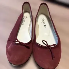 新品 repetto バレエシューズ スエード 39 オレンジ - メルカリ