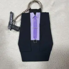 SnowMan衣装風キーホルダー　目黒蓮
