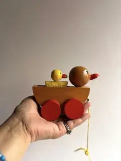 Walking Duck Cart 木製おもちゃ レトロ アヒル Walking Duck Cart 木製おもちゃ レトロ アヒル - メルカリ
