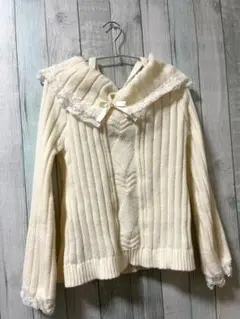 ROMWE ニット オフショル オフホワイト