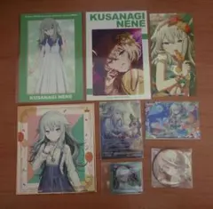 プロセカ　草薙寧々　特典　缶バッチ　カード　色紙　シールまとめ売り