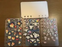 サンリオ　デニムステッカーとA6シール台紙17枚（➕3枚）リフィルまとめ売り❗️