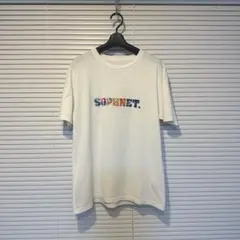 【トロピカル柄】SOPHNET. ロゴTシャツ Lサイズ 白 ソフネットホワイトのサムネイル