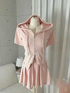 amood　パーカーセットアップ　ピンク