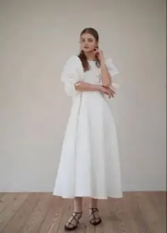 試着のみ】puff sleeve flare one-piece サイズ2 - メルカリ