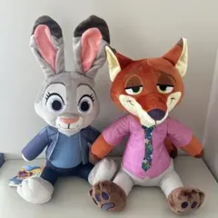 ズートピア2 ジュディ ニック ゲイリー ぬいぐるみ3点セット - メルカリ