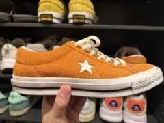コンバース スターアンドバーズ ゴールド ジャックスター マスタード