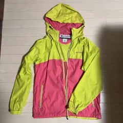 Columbia フード付きジャケット L イエロー/ピンク