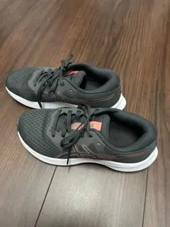 ASICS キッズスニーカー ブラック/レッド　21cm