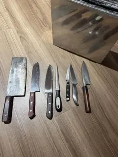 中古 骨スキ包丁 5本セット 鋼 ハガネ - メルカリ