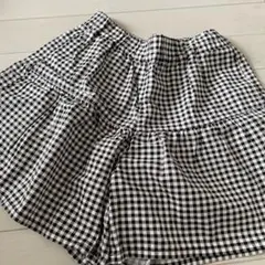 ギンガムチェック キュロットスカート