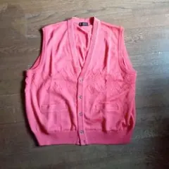 サイズでお困りの方へ　Ex-Club コーラルピンク ベスト美品