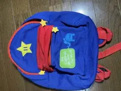 キッズ用 リュック ブルー レッド 星柄