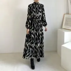 MUSE BY ROCHAS レリアン ストライプワンピース サイドリボン13号