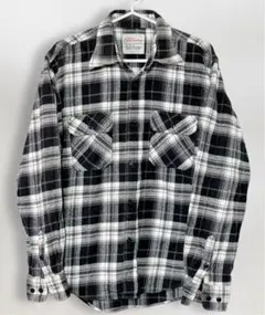 WORK Cammouflage チェックシャツ L 綿100% ネルシャツ