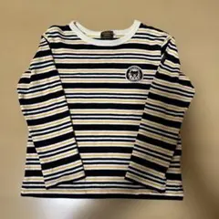 ミキハウス　ダブルビー　長袖　ボーダー　ロンT 120cm