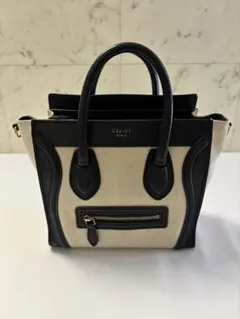 CELINE トートバッグ ベージュ ブラック