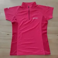 몽벨 여성용 하프 슬리브 지퍼 셔츠 미디엄