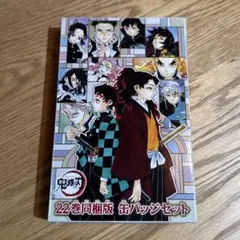 鬼滅の刃 22巻同梱版 缶バッジセット 未開封 新品