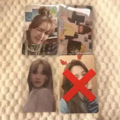 red velvet like water ウェンディ　トレカ　4枚セット