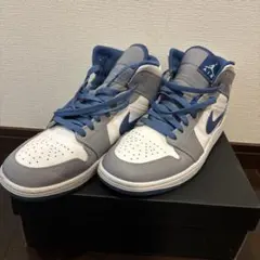 Nike Air Jordan 1 ホワイト/グレー/ブルー US 9