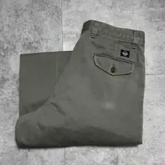 y*u様 90s USA製 ドッカーズ ツータックチノパンツ オリーブグリーン