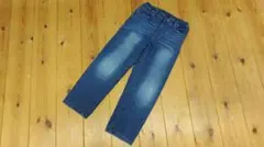 MPS★デニムブルー ゴムウエスト ロングパンツ