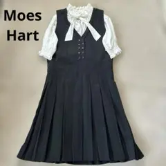 【美品】MOESHART プリーツワンピース ロングワンピース ゆったり大きめ