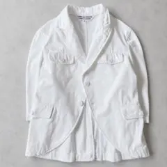 COMME des GARÇONSコムコム 燕尾ジャケット 白 XS 2010のサムネイル