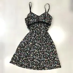 y2k 00s フェアリーグランジ　森ガール　花柄　レース　ラメ itimi