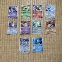 ポケモンカード ポケカ 映画10周年記念 プレミアムシート カード 10枚