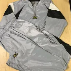 値下　Mizuno Proベースボールウェア　セットアップLサイズ 薄いグレー