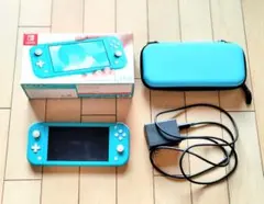 Nintendo Switch Lite ターコイズ 本体　中古品　SDカード付