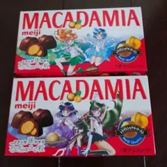 セーラームーン　明治コラボ　空箱　マカダミアナッツ