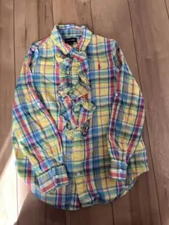 Ralph Lauren 長袖チェックシャツ 140