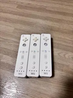 [ジャンク]Wiiリモコン 3個セット ホワイト