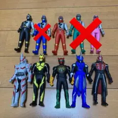 仮面ライダー ソフビ フィギュア　7体セット