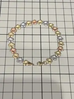 プルメリア ブレスレット k14 ハワイアンジュエリー スリーゴールド