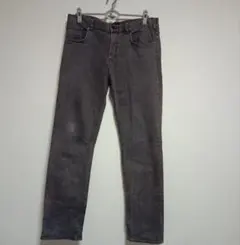DCSHOECO ダークグレー ストレッチ ストレートデニム 34サイズのサムネイル