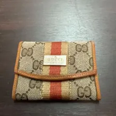GUCCI コインケース ベージュキャンバス