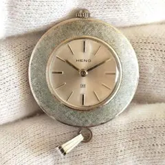 【HENO】ヘノ スイス製　ペンダントウォッチ 手巻き 稼働品のサムネイル