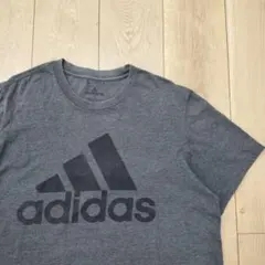 US古着Tシャツ adidas アディダス AMPLIFIER TEE グレーL